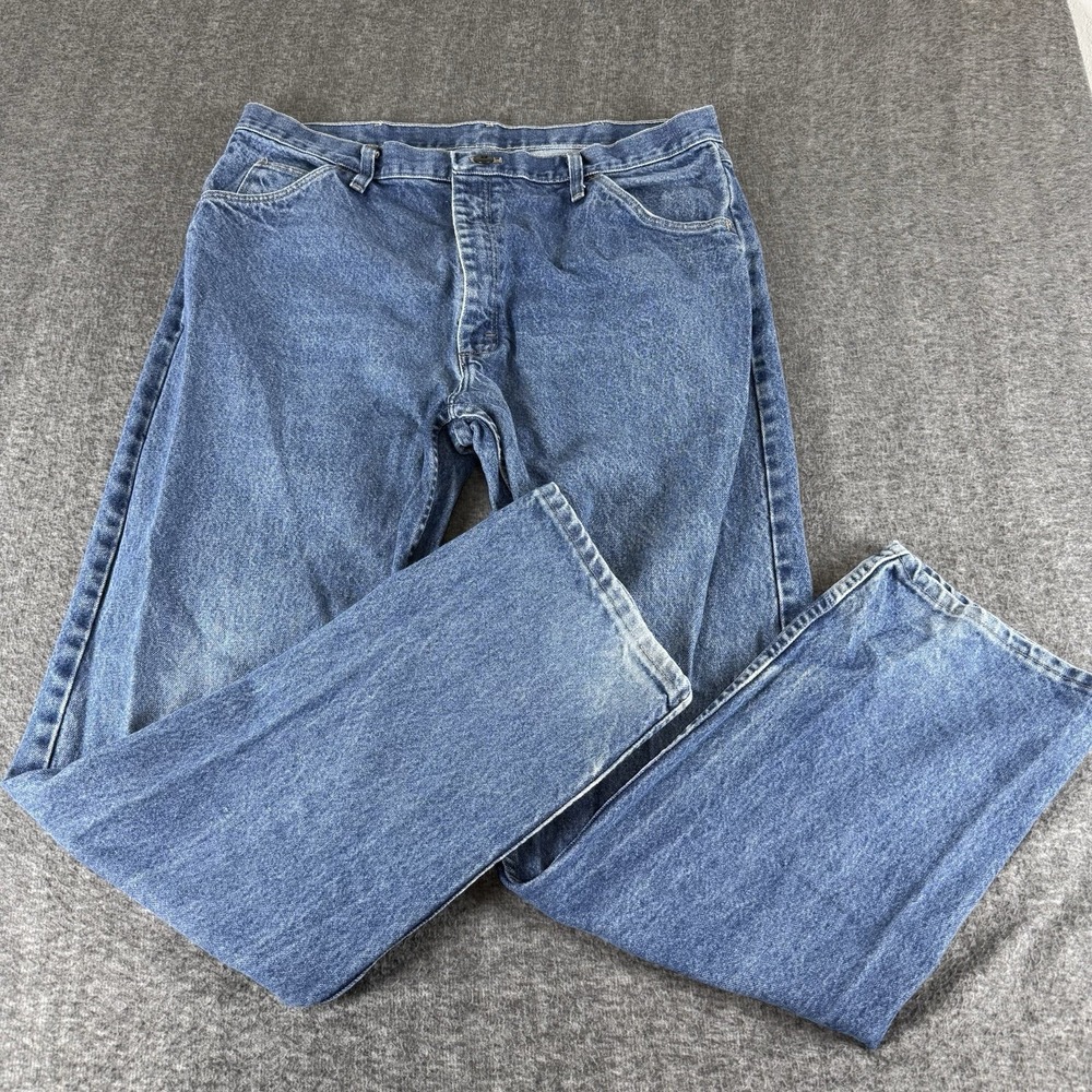 Bulwark FR Jeans Mens 36x33 Flame Resistant Denim Workwear Blue Relaxed Straight
